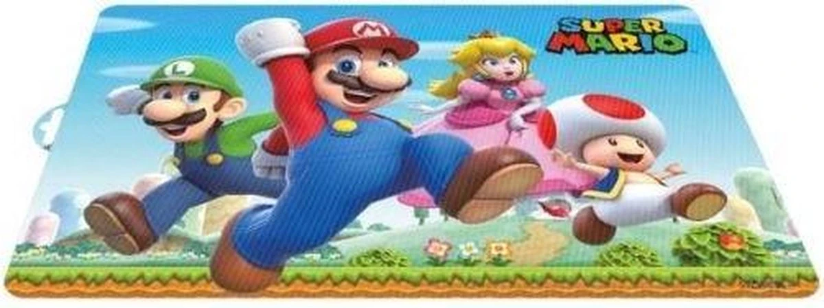 Placemat Voor Kinderen Super Mario 40 X 28 Cm - Eten En Knutsel Placemat Voor Jongens En Meisjes 2 Placemat Voor Kinderen Super Mario 40 X 28 Cm - Eten En Knutsel Placemat Voor Jongens En Meisjes - Afbeelding 2