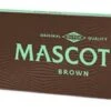 Mascotte Brown King Size Met Magnetische Sluiting - Lange Vloei - Mascotte Vloei - 10 Pakjes