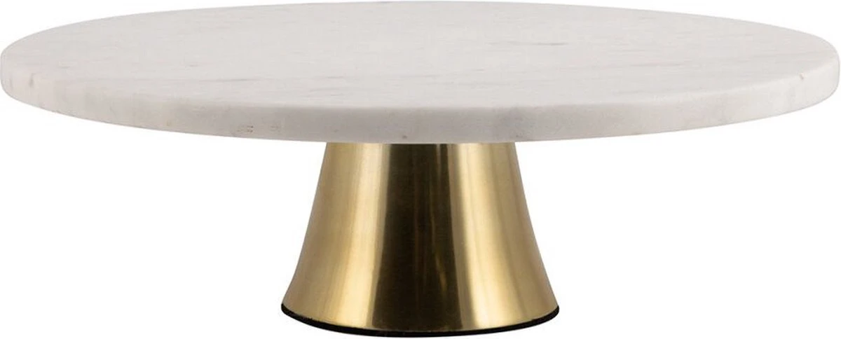 Ronde Cake Stand Plateau Marble Cake Display Ø 30 Cm-wit 1 Ronde Cake Stand Plateau Marble Cake Display Ø 30 Cm-wit