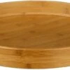 Merkloos Bamboe Dienblad Rond Met Handvatten Diameter 40 Cm