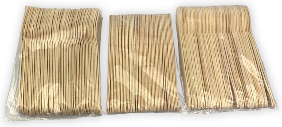 50 Stuks Vork X 50 Stuks Lepel X 50 Stuks Mes -Houten Bestek - Vork - Lepel- Mes - 160mm - Houten Bestek - Hout - Houten Servies - Houten Vork- Bestek Set - Besteksets - Afbreekbaar - Wooden Cutlery - Cutlery - Duurzaam Bestek - Wegwerp Bestek 2 50 Stuks Vork X 50 Stuks Lepel X 50 Stuks Mes -Houten Bestek - Vork - Lepel- Mes - 160mm - Houten Bestek - Hout - Houten Servies - Houten Vork- Bestek Set - Besteksets - Afbreekbaar - Wooden Cutlery - Cutlery - Duurzaam Bestek - Wegwerp Bestek - Afbeelding 2