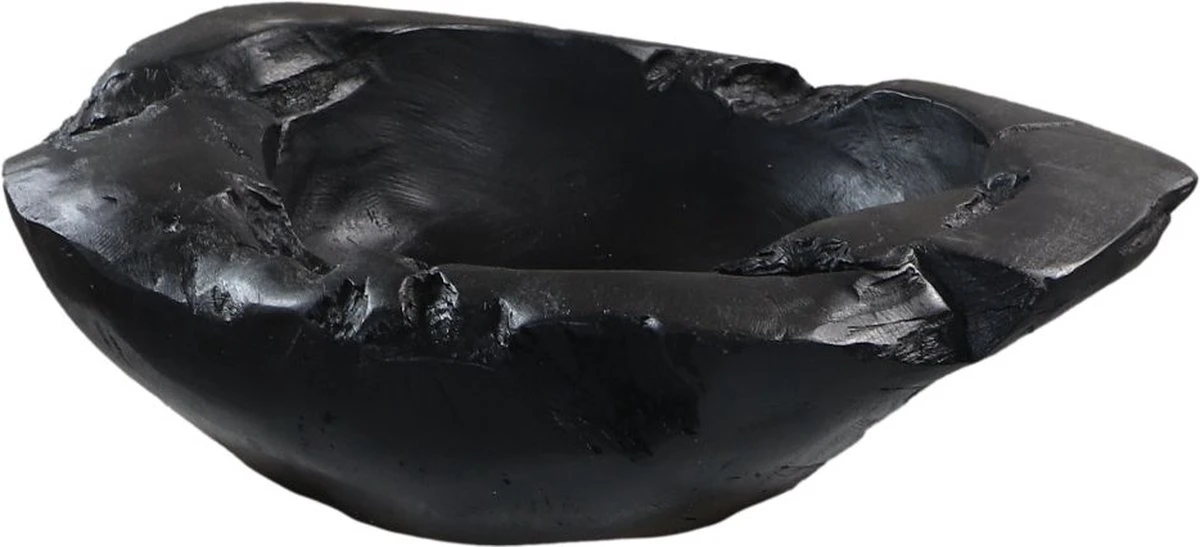 Fruitschaal - ø35-45 Cm - Zwart - Teak 7 Fruitschaal - ø35-45 Cm - Zwart - Teak - Afbeelding 7