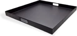 Indore Home - Metalen Dienblad - Zwart - Vierkant - 60 X 60cm