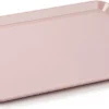 Dienblad/serveerblad In Oud Roze Kunststof 35 X 24 Cm- Keukenbenodigdheden - Dranken Serveren