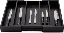 Merkloos Decopatent® Uitschuifbaar Bestekbak - Besteklade - 3 Vaks -> Uitschuifbaar Naar 5 Vakken - Bestekbakken Organizer - Bamboe - Zwart 12 Merkloos Decopatent® Uitschuifbaar Bestekbak - Besteklade - 3 Vaks -> Uitschuifbaar Naar 5 Vakken - Bestekbakken Organizer - Bamboe - Zwart -Merkloos Verkoopwinkel 1200x622