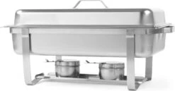 Hendi Chafing Dish Set - Buffetwarmer Economic - 9 Liter - Warmhoudschaal - 60x35,8x(H)29,5cm - Set Van 2 -Merkloos Verkoopwinkel 1200x627 5