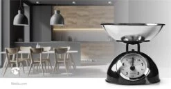 Nedis Keukenweegschaal - Analoog - Roestvrij Staal - Verwijderbare Kom - Zwart -Merkloos Verkoopwinkel 1200x628 1