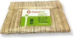 Pomebio Houten Wegwerp Bestek - Vork - 100 Stuks - FSC Hout - 165mm - Wegwerp Vork - Houten Vork - FSC-Gecertificeerde Houten Vork - Duurzaam Vork - Wegwerp Bestek -Merkloos Verkoopwinkel 1200x628