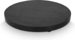 VTwonen Pip Studio Dienblad Met Voet - Hout - Zwart - Ø29 Cm