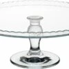 Pasabahce Taartplateau - Op Transparant Voet Zonder Stolp -Glas - 32cm -