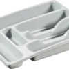 Curver Bestekbak 6 Vakken M - 29x36x6 Cm - Lichtgrijs