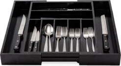 Merkloos Decopatent® Uitschuifbaar Bestekbak - Besteklade - 7 Vaks -> Uitschuifbaar Naar 9 Vakken - Bestekbakken Organizer - Bamboe - Zwart 13 Merkloos Decopatent® Uitschuifbaar Bestekbak - Besteklade - 7 Vaks -> Uitschuifbaar Naar 9 Vakken - Bestekbakken Organizer - Bamboe - Zwart -Merkloos Verkoopwinkel 1200x661