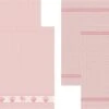 DDDDD 2x Theedoek + 2x Keukendoek Bakery - Pink