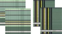 DDDDD Helsinki - 2 Theedoeken & 2 Keukendoeken - Mint Green