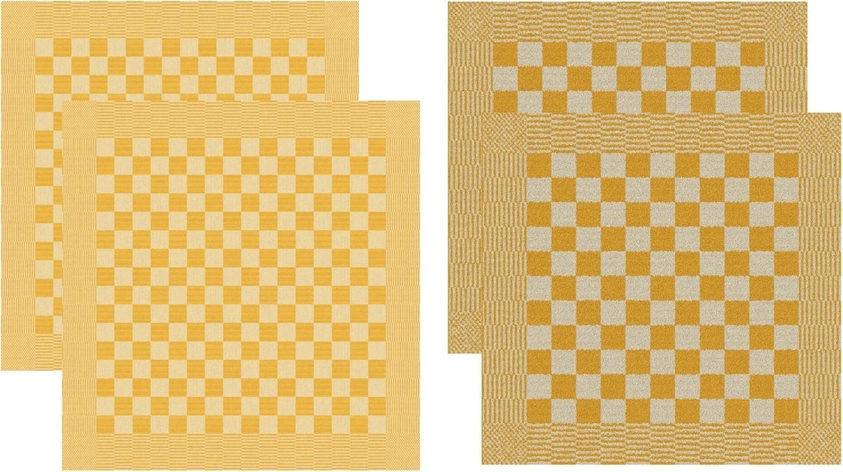DDDDD Barbeque - 2x Theedoek & 2x Keukendoek - Ochre 1 DDDDD Barbeque - 2x Theedoek & 2x Keukendoek - Ochre