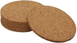 Merkloos Onderzetters Van Kurk 18 Stuks - Set Glazen Onderzetters