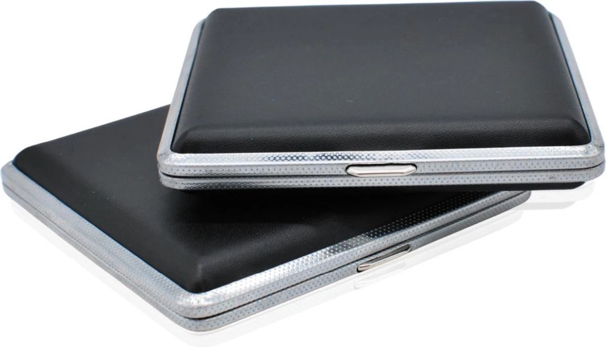 Modieuze - Sigarettenhouder - TheDailyDelivery - Zwart - 20 Sigaretten - Sigaretten Doosje 1 Modieuze - Sigarettenhouder - TheDailyDelivery - Zwart - 20 Sigaretten - Sigaretten Doosje