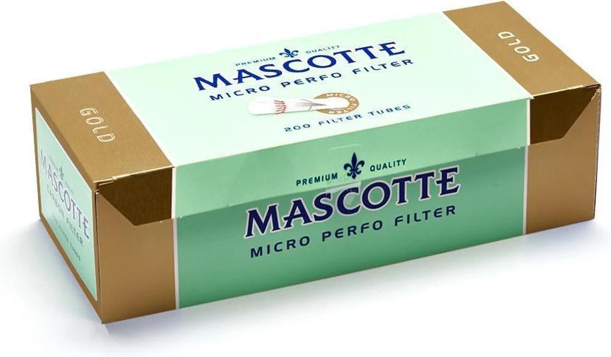 Sigarettenhulzen Mascotte Gold Filter 200 X 5 Hulzen 3 Sigarettenhulzen Mascotte Gold Filter 200 X 5 Hulzen - Afbeelding 3