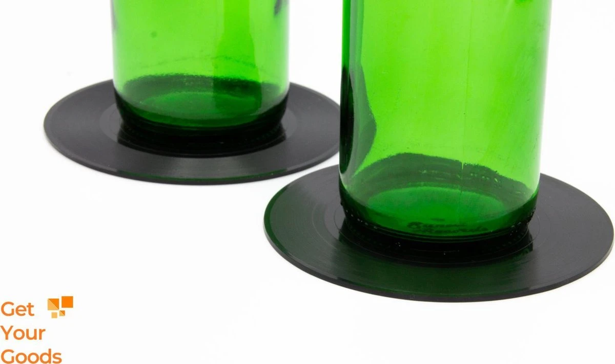 Merkloos Vinyl Platen Onderzetters Voor Glazen | LP Onderzetters (6 Stuks) | Onderzetters Met Anti-slip 3 Merkloos Vinyl Platen Onderzetters Voor Glazen | LP Onderzetters (6 Stuks) | Onderzetters Met Anti-slip - Afbeelding 3