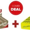 Combideal Vloei & Tips Smoking Gold King Size Box 50 + Jumbo Yellow Mellow Box 100