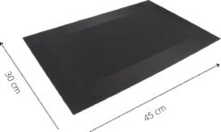 Four Love Placemats Kunststof - Kleur Zwart - Set Van 6 Stuks - Anti Slip Tafelbeschermer - Tafeldecoratie - Housewarming Cadeau - 45 X 30 Cm 9 Four Love Placemats Kunststof - Kleur Zwart - Set Van 6 Stuks - Anti Slip Tafelbeschermer - Tafeldecoratie - Housewarming Cadeau - 45 X 30 Cm -Merkloos Verkoopwinkel 1200x718 1