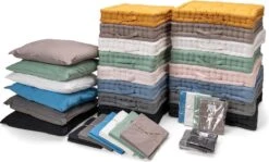 Merkloos Tafellaken-Tafelzeil - Dordogne 160cm Poly/katoen Zwart -Merkloos Verkoopwinkel 1200x725 1