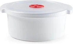 Magnetron Voedsel Opwarmen Potjes/bakjes 3 Liter Met Speciale Deksel - 25 X 23 X 10 Cm