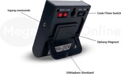 Merkloos MDO Vleesthermometer - Keukenthermometer - Digitaal - BBQ Thermometer - Oventhermometer - Kookthermometer- RVS -Merkloos Verkoopwinkel 1200x740 1