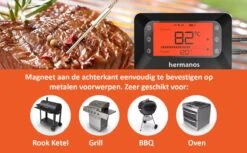 Hermanos® Digitale BBQ Thermometer Draadloos - Vleesthermometer - Oventhermometer - Bluetooth Met App - 6 Meetsondes - Magneet - Incl. Batterijen 12 Hermanos® Digitale BBQ Thermometer Draadloos - Vleesthermometer - Oventhermometer - Bluetooth Met App - 6 Meetsondes - Magneet - Incl. Batterijen -Merkloos Verkoopwinkel 1200x741 1