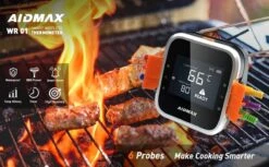 AidMax Vleesthermometer Met Optie Tot 6 Sondes – Bluetooth Met App – Digitale Kernthermomter – Thermometer Geschikt Voor BBQ, Oven & Grill – Incl. Batterijen - Geleverd Met 2 Sondes -Merkloos Verkoopwinkel 1200x742 5