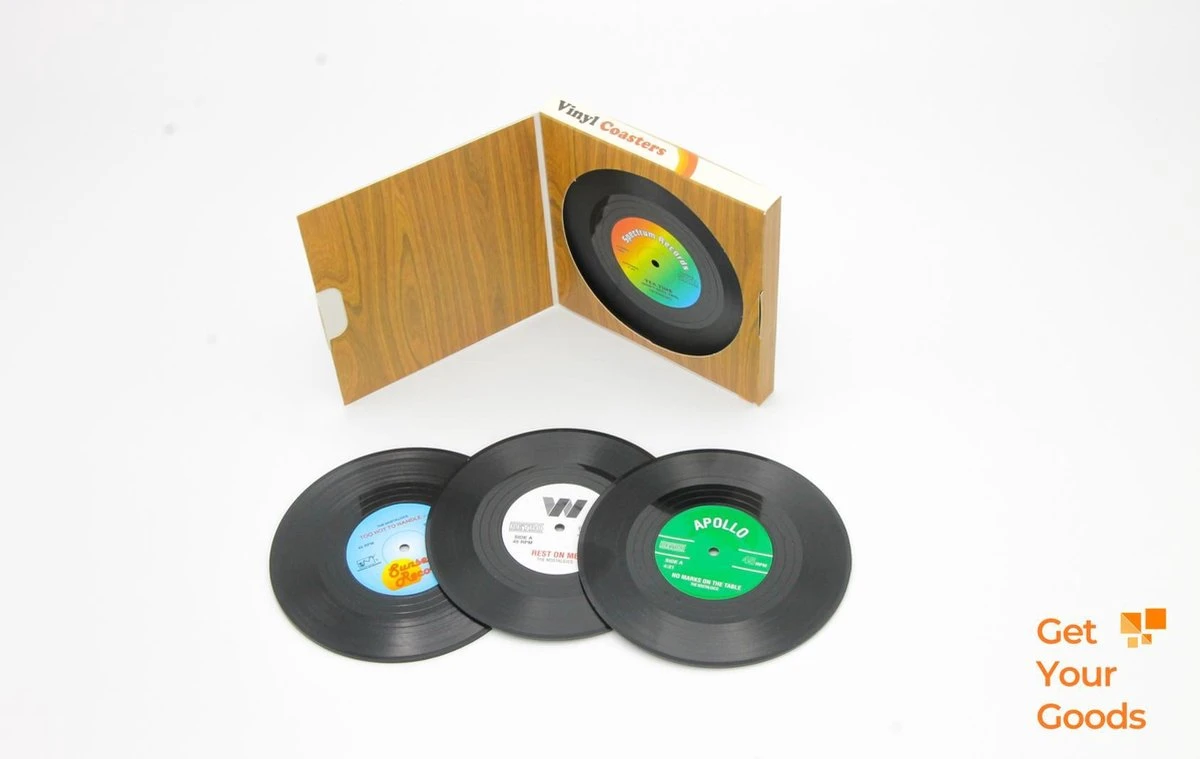 Merkloos Vinyl Platen Onderzetters Voor Glazen | LP Onderzetters (6 Stuks) | Onderzetters Met Anti-slip 13 Merkloos Vinyl Platen Onderzetters Voor Glazen | LP Onderzetters (6 Stuks) | Onderzetters Met Anti-slip - Afbeelding 13