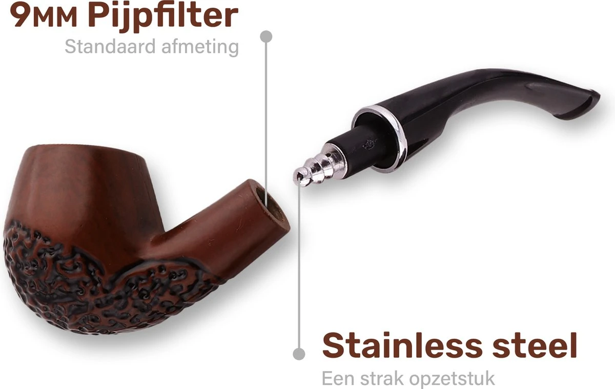 LBB - Klassiek Billard - Rookpijp - Tabakspijp - Pijp Roken 2 LBB - Klassiek Billard - Rookpijp - Tabakspijp - Pijp Roken - Afbeelding 2