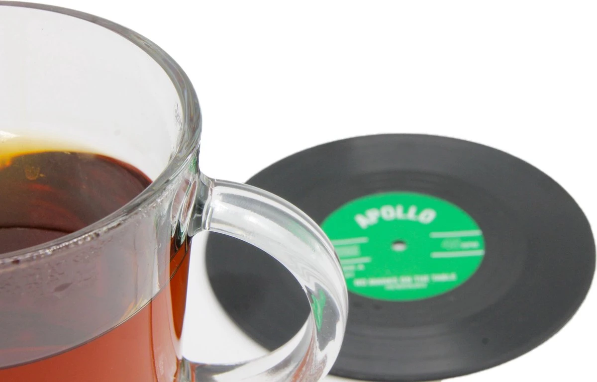 Merkloos Vinyl Platen Onderzetters Voor Glazen | LP Onderzetters (6 Stuks) | Onderzetters Met Anti-slip 11 Merkloos Vinyl Platen Onderzetters Voor Glazen | LP Onderzetters (6 Stuks) | Onderzetters Met Anti-slip - Afbeelding 11