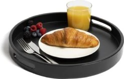 Jay Hill Dienblad Acacia Zwart ø 35 Cm