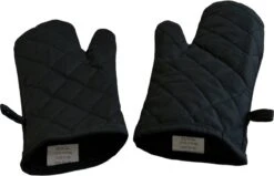 Benza - Pannnenlap En Ovenwant Set - Zwart -Merkloos Verkoopwinkel 1200x771