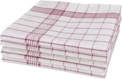 Treb Horecalinnen Glasdoeken 4 Stuks Wit Met Rode Lijnen 70x70cm - Treb Towels 9 Treb Horecalinnen Glasdoeken 4 Stuks Wit Met Rode Lijnen 70x70cm - Treb Towels -Merkloos Verkoopwinkel 1200x774