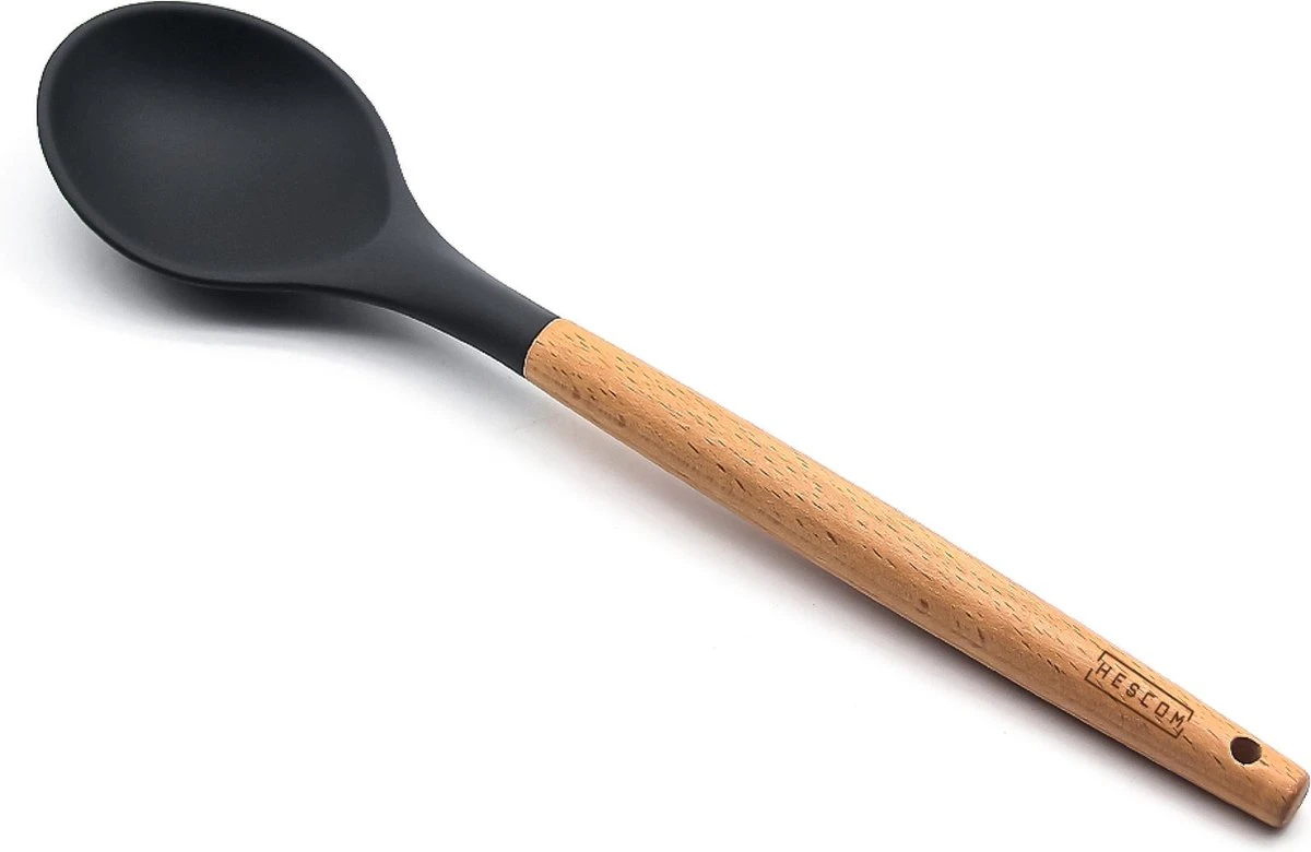 Hescom Siliconen Gesloten Opscheplepel Met Anti-aanbaklaag - Keukengerei Met Ergonomisch Design - Hittebestendige Serveerlepel - Vaatwasservriendelijk 8 Hescom Siliconen Gesloten Opscheplepel Met Anti-aanbaklaag - Keukengerei Met Ergonomisch Design - Hittebestendige Serveerlepel - Vaatwasservriendelijk - Afbeelding 8
