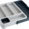 Joseph Joseph Uitschuifbare Bestekbak - Grijs - Sorteervakken & Verstelbaar & Uitschuifbaar