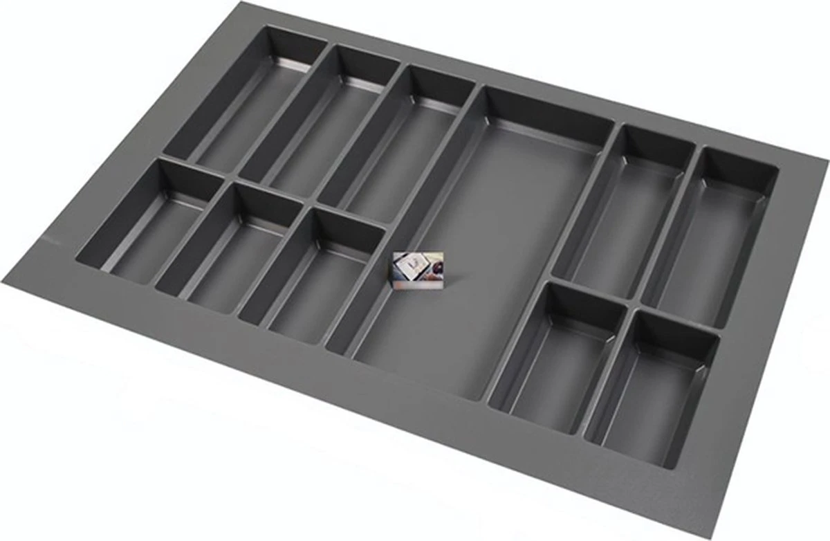 Merkloos Kunststof Bestekbak Classic Serie Antraciet, Breedte 78-70 Cm - Diepte 54-47 - Breedte En Diepte Op Maat Te Maken - Besteklade, Bestekhouder, Bestekbakken Op Maat 1 Merkloos Kunststof Bestekbak Classic Serie Antraciet, Breedte 78-70 Cm - Diepte 54-47 - Breedte En Diepte Op Maat Te Maken - Besteklade, Bestekhouder, Bestekbakken Op Maat