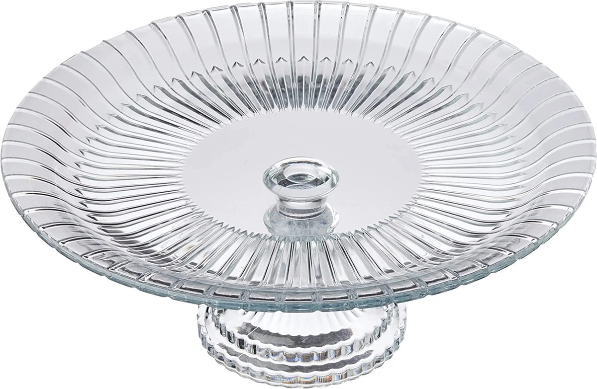 Pasabahce Glamour - Taartplateau Op Voet - 31,8 Cm 2 Pasabahce Glamour - Taartplateau Op Voet - 31,8 Cm - Afbeelding 2