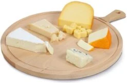 Boska Serveerplank Rond Amigo L - Borrelplank Met Handgreep - Rustiek Beukenhout - Bruin - Ø 33 Cm -Merkloos Verkoopwinkel 1200x787 3