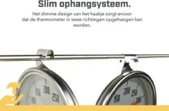 Tool Meister OT4 - Oventhermometer - Keuken/Kook Thermometer - Analoog - 0°C Tot 400°C -Merkloos Verkoopwinkel 1200x788