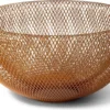 SENZA Metalen Fruitmand - Bedraad - Fruitschaal - Diameter Ø29 Cm - Goud
