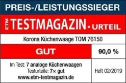 Korona Tom Keukenweegschaal - Retro - Tot 5 Kg - Zwart / Zilver -Merkloos Verkoopwinkel 1200x794 5