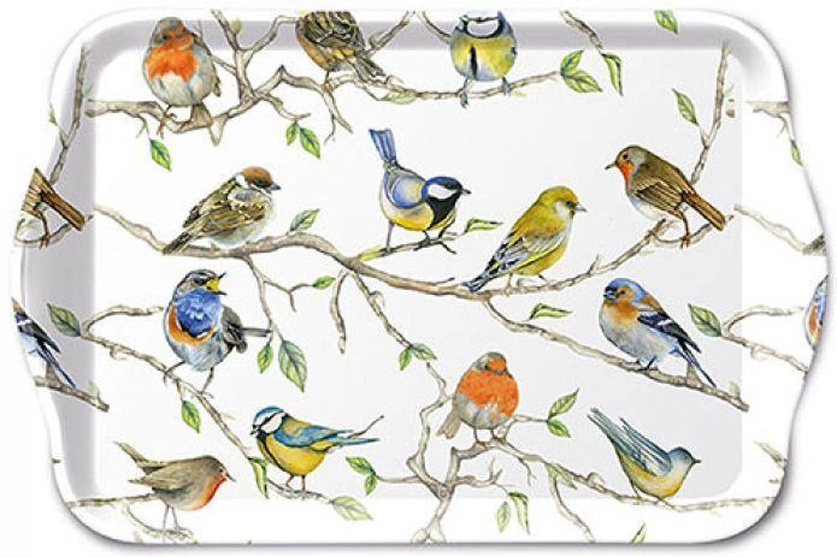 Dienblad - Vogels - Ambiente 1 Dienblad - Vogels - Ambiente