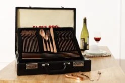 Swiss Pro+ Bestekset In Koffer-72 Delig-12 Persoons-Zwitsers Kwaliteit-Complete Set-100% Roestvrijstaal-Rose Gold 24k-Rose Goud 24K -Merkloos Verkoopwinkel 1200x799 2
