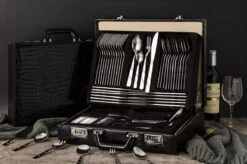 Swiss Pro+ Bestekset In Koffer-72 Delig-12 Persoons-Zwitsers Kwaliteit-Complete Set-100% Roestvrijstaal-Modern -Merkloos Verkoopwinkel 1200x799 22