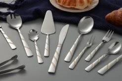 Swiss Pro+ Bestekset In Koffer-72 Delig-12 Persoons-Zwitsers Kwaliteit-Complete Set-100% Roestvrijstaal-Modern Gold 19 Swiss Pro+ Bestekset In Koffer-72 Delig-12 Persoons-Zwitsers Kwaliteit-Complete Set-100% Roestvrijstaal-Modern Gold -Merkloos Verkoopwinkel 1200x799 63