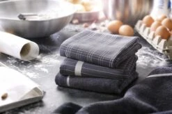 Twentse Damast Keuken Handdoeken Mix&Match - Katoen - Keukendoeken En Theedoeken Set - 3 Stuks - Antraciet -Merkloos Verkoopwinkel 1200x799 80