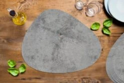 Placemat Organisch - Placemats Organic - Onderleggers - Beton Print - Grijs - Patronen - 10 Stuks -Merkloos Verkoopwinkel 1200x800 104